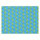 Nappe Caricature de dinosaure vert t rex (Devant (Horizontal))
