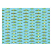 Nappe Caricature de grenouille vert mignon (Devant (Horizontal))
