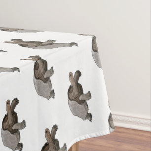 Nappe Caricature de la tortue des Galapagos