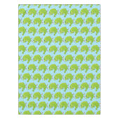 Nappe Caricature de perruche verte curieuse (Devant)