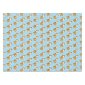 Nappe Caricature de petit tigre joyeux (Devant (Horizontal))
