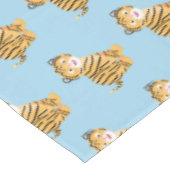 Nappe Caricature de petit tigre joyeux (Angle)