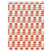 Nappe Caricature de piments chantants mignons (Devant)