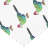Nappe Caricature de turaco à crête rouge (Angle)