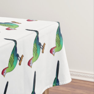 Nappe Caricature de turaco à crête rouge