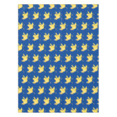 Nappe Caricature d'oiseau canari jaune chantant mignon (Devant)