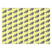 Nappe Caricature d'oiseau de faisan paon de Bornéo (Devant (Horizontal))