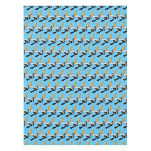 Nappe Caricature d'oiseau de safari de barbecue jaune am (Devant)