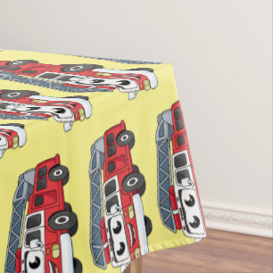 Nappe Caricature du moteur de feu joyeux