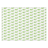 Nappe Caricature d'une pâtisserie joyeux verte (Devant (Horizontal))