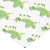 Nappe Caricature d'une pâtisserie joyeux verte (Angle)