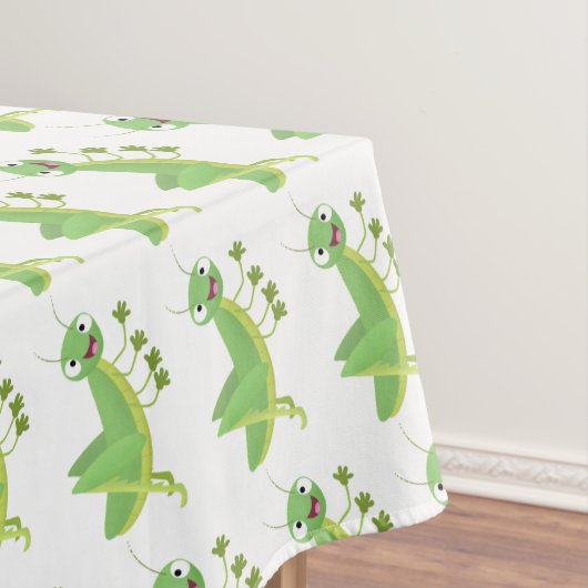 Nappe Caricature d'une pâtisserie joyeux verte (In Situ)