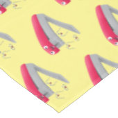 Nappe Caricature en agrafeuse rouge pâle (Angle)