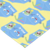 Nappe Caricature en carton de lait joyeux (Angle)