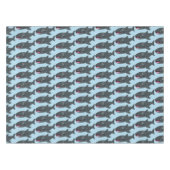 Nappe Caricature joli requin baleine joyeux (Devant (Horizontal))