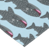 Nappe Caricature joli requin baleine joyeux (Angle)