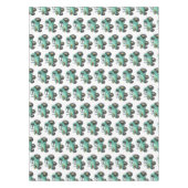 Nappe Caricature joli tracteur vert joyeux (Devant)