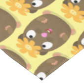 Nappe Caricature joyeuse de cobaye mignonne (Angle)