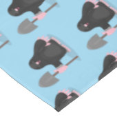 Nappe Caricature mole joyeux (Angle)