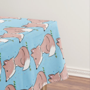 Nappe Caricature pour bébé renard