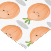 Nappe Caricature vert oignon brun joli (Angle)