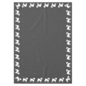 Nappe Carlin Chien Baby shower Thème Chien Chiot Neutre  (Devant)