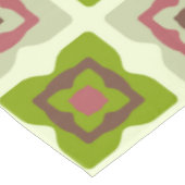 Nappe Carré moderne du milieu du siècle Vert Motif (Angle)