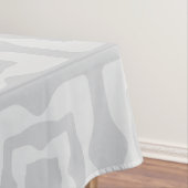 Nappe Carré moderne du Moyen-siècle Motif gris clair (In Situ)