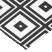 Nappe Carré noire et blanche (Angle)