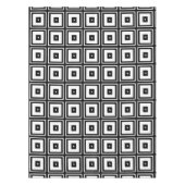 Nappe Carré noire et blanche (Devant)