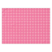 Nappe Carré rose abstraite florale bébé motif (Devant (Horizontal))