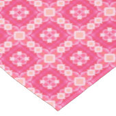 Nappe Carré rose abstraite florale bébé motif (Angle)