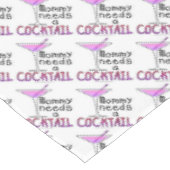 Nappe CARRÉ TABLECLOTH - Maman a besoin d'un COCKTAIL ! (Angle)