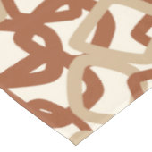Nappe Carré Tangle Burnt Sienna Crème (Angle)