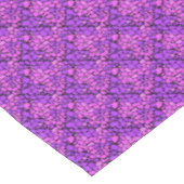 Nappe Carreau de motif abstrait mosaïque cramoisi violet (Angle)