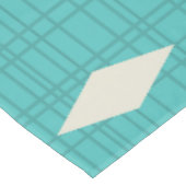 Nappe Carreau du milieu du siècle Starbursts Turquoise (Angle)