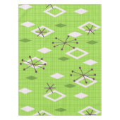 Nappe Carreau du milieu du siècle Starburts Chartreuse (Devant)