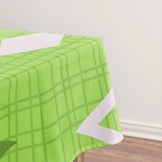 Nappe Carreau du milieu du siècle Starburts Chartreuse (In Situ)