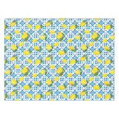 Nappe Carreau jaune citron bleu (Devant (Horizontal))