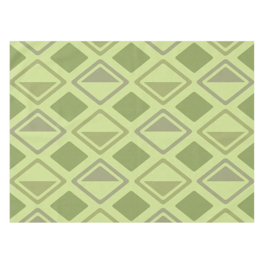 Nappe Carreau moderne du milieu du siècle Chartreuse (Devant (Horizontal))