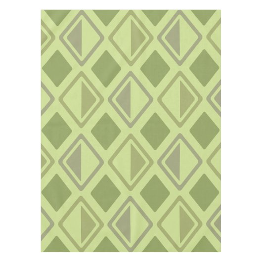 Nappe Carreau moderne du milieu du siècle Chartreuse (Devant)