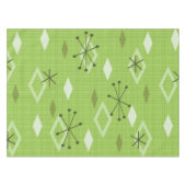 Nappe Carreau moderne du milieu du siècle Chartreuse (Devant (Horizontal))