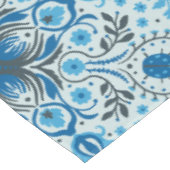 Nappe Carreaux à fleurs bleus (Angle)