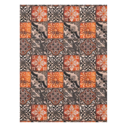 Nappe Carreaux de tangerine (Devant)