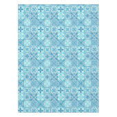 Nappe Carreaux décorés en bleu et blanc (Devant)