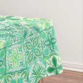 Nappe Carreaux décorés en vert et blanc (In Situ)