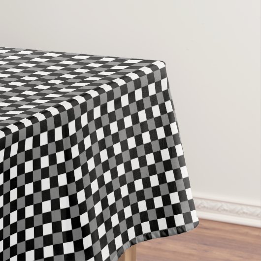 Nappe Carreaux Gingham Noir (In Situ)