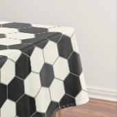 Nappe Carreaux hexagones géométriques noirs et blancs ré (In Situ)