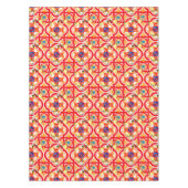 Nappe carreaux méditerranéens, citron, agrumes, (Devant)