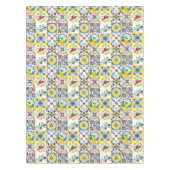 Nappe Carreaux méditerranéens, olives, piments, citrons  (Devant)